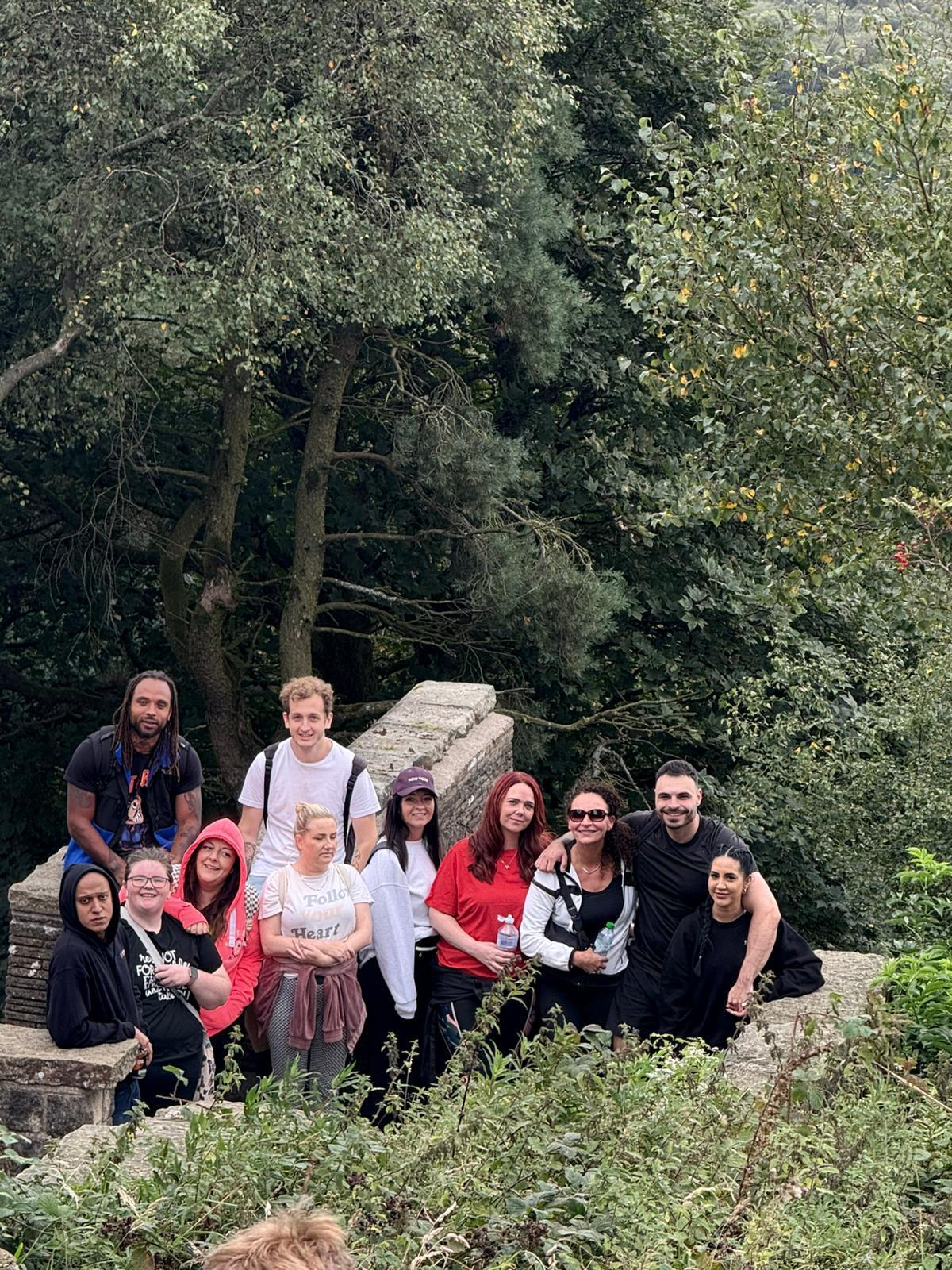 Lifted Spirits members together outdoors