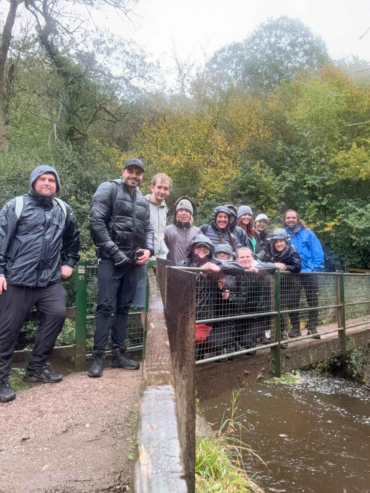 Lifted Spirits members at Thor's Cave