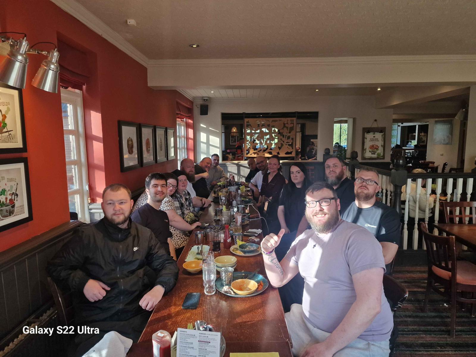 Lifted Spirits members at Community day out