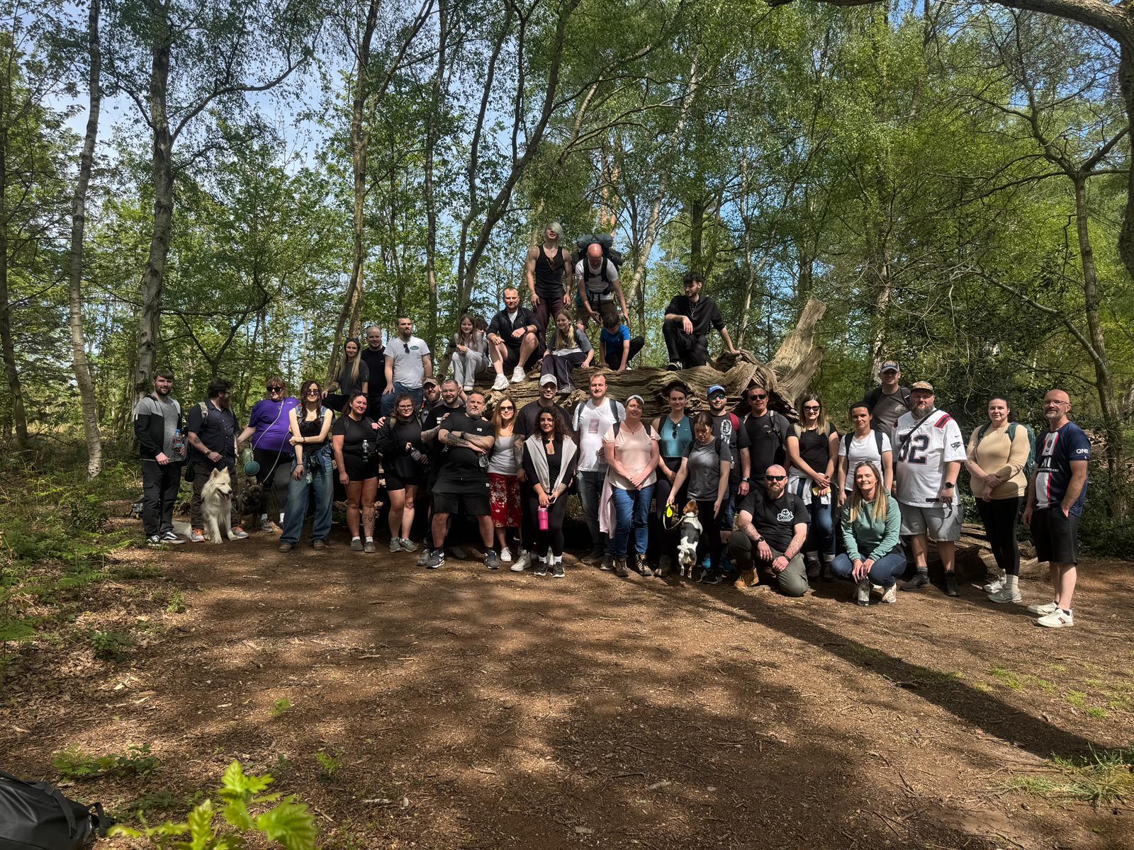 Lifted Spirits members at Sherwood Forest
