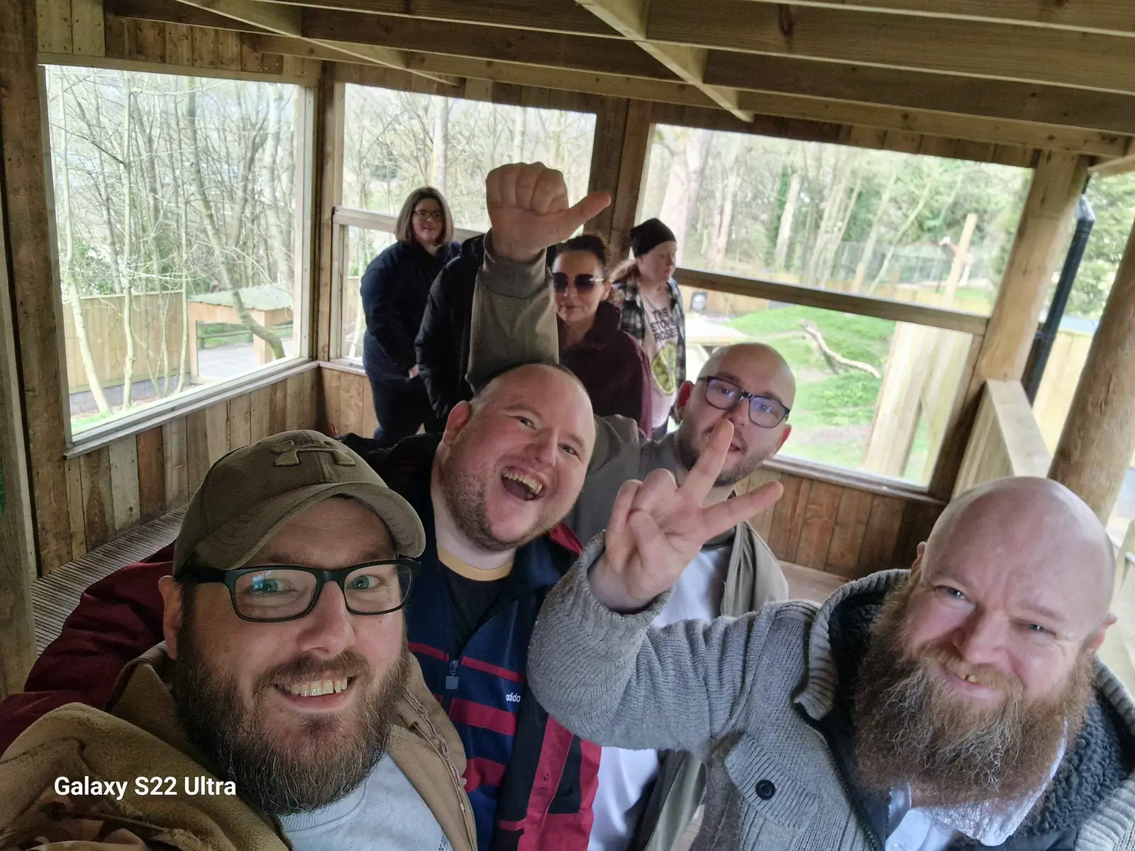 Lifted Spirits team members during a day out at Dudley Zoo and Castle