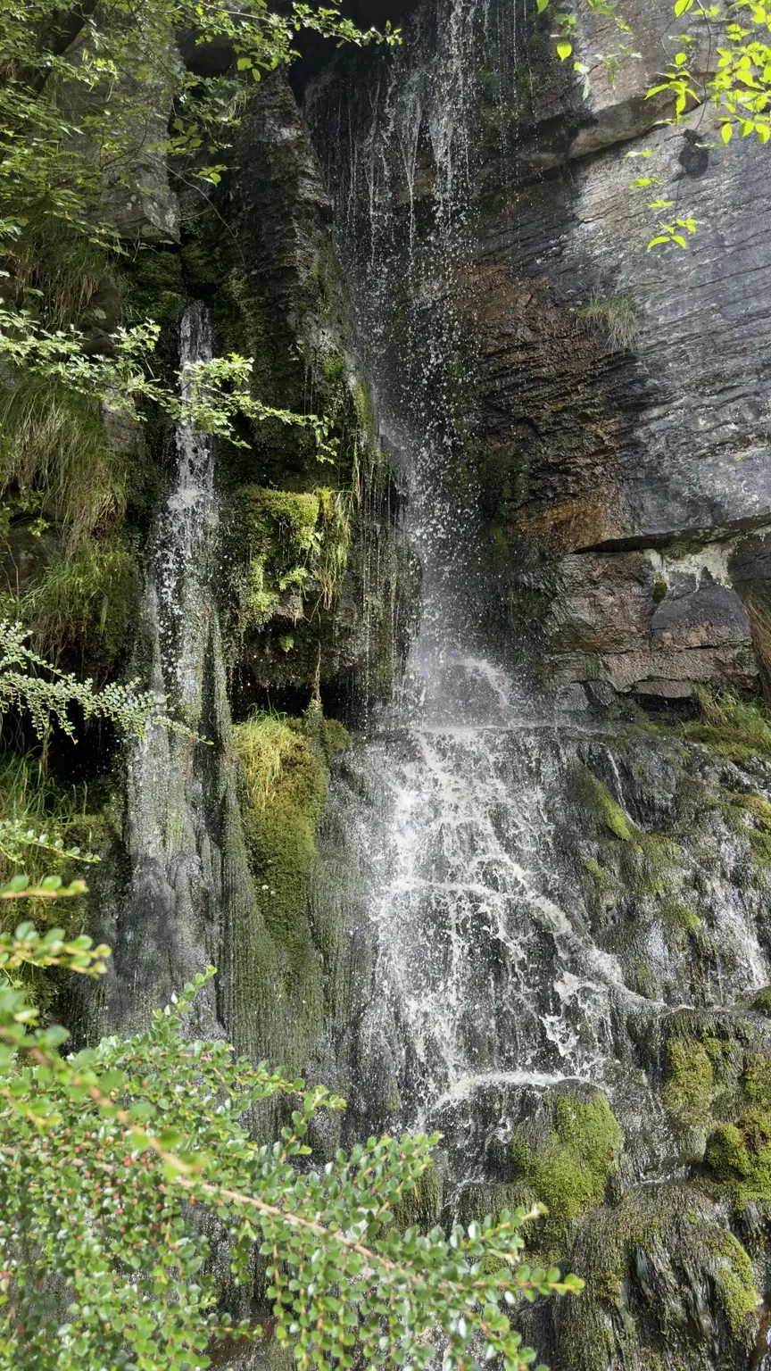 A waterfall on the Ingleton Waterfalls Trail photographed during a Lifted Spirits meet-up