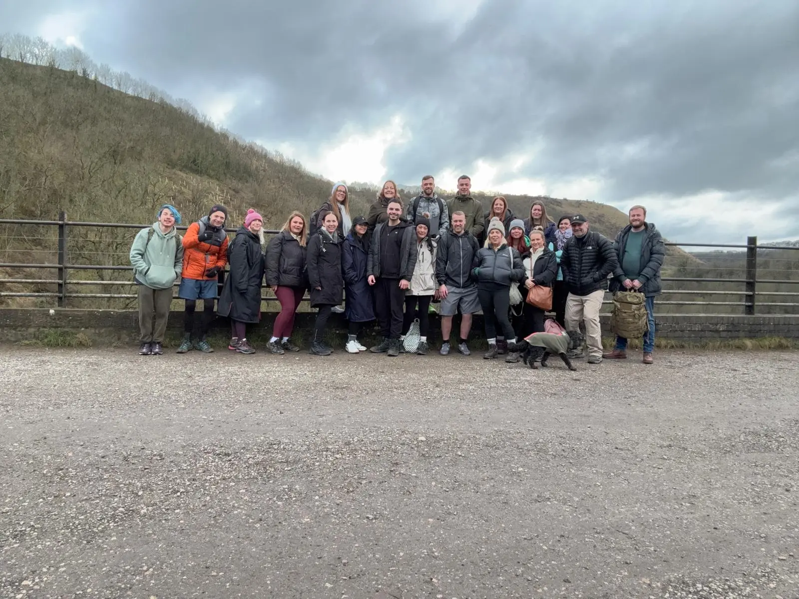 Lifted Spirits members together during a Monsal Trail community walk