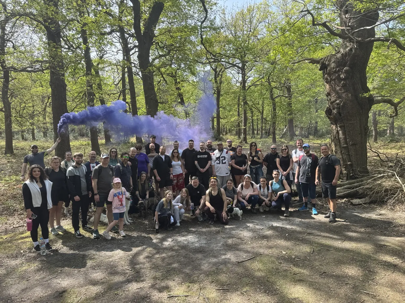 Real Lifted Spirits community members connecting in person